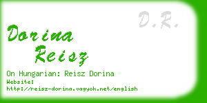 dorina reisz business card